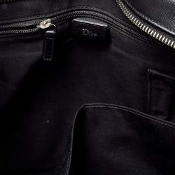 Dior Homme Black Oblique Coated Canvas Document Briefcase