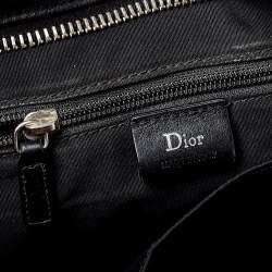 Dior Homme Black Oblique Coated Canvas Document Briefcase