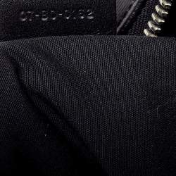 Dior Homme Black Oblique Coated Canvas Document Briefcase