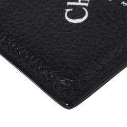 Pre Owned Dior Blue Leather Card Holder