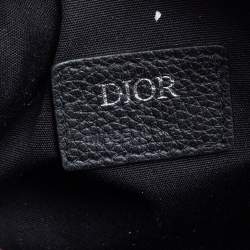 Pre Owned Dior Beige/Black Oblique Jacquard Roller Messenger Bag