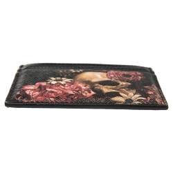Dior Homme Black Oblique Coated Canvas and Leather Darklight Vanite Card Holder