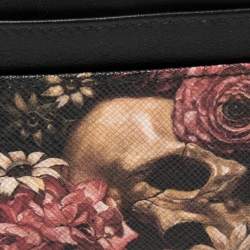 Dior Homme Black Oblique Coated Canvas and Leather Darklight Vanite Card Holder