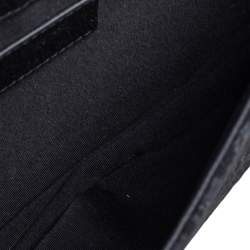 Dior Black Oblique Canvas and Leather Saddle Messenger Bag