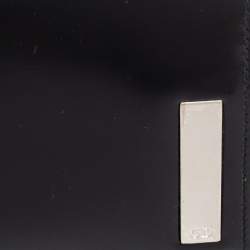 Dior Black Glossy Leather Bifold Wallet