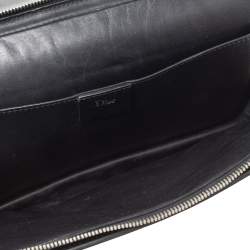 Dior Black Leather Small Briefcase