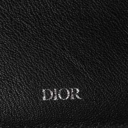 Dior Black Oblique Galaxy Leather Wallet