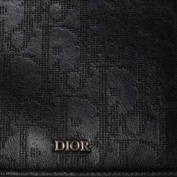 Dior Black Oblique Galaxy Leather Wallet