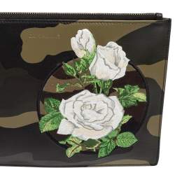 Dior Homme By Kris Van Camouflage Leather Zip Pouch