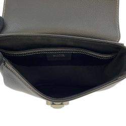 Pre Owned Dior Black Leather Saddle Pouch