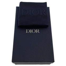 Pre Owned Dior Black Leather Saddle Pouch