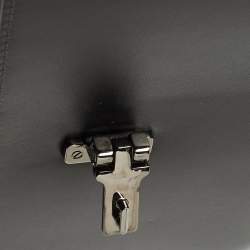 Pre Owned Dior Black Leather Vertical Pouch Bag