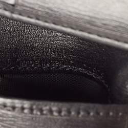 Dior Black Leather CD Icon Bifold Wallet 