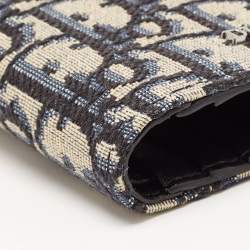 Dior Black/Beige Oblique Jacquard Bifold Wallet