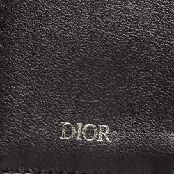 Dior Black/Beige Oblique Jacquard Bifold Wallet