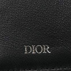 Dior Black/Beige Oblique Jacquard Bifold Wallet