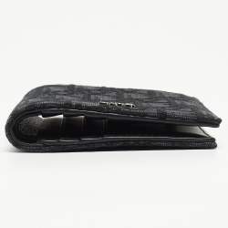 Dior Black Oblique Jacquard Bifold Wallet