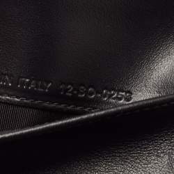 Dior Black Oblique Galaxy Leather Bifold Card Holder