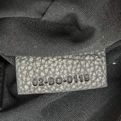 Dior Homme Blue/Black Oblique Canvas and Leather Saddle Sling Bag