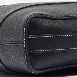 Dior Black Leather Lingot Briefcase Bag