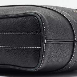 Dior Black Leather Lingot Briefcase Bag