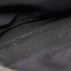 Dior Black Leather Lingot Briefcase Bag