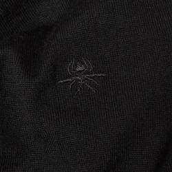 Pre Owned Dior Black Wool Knit Full Sleeves T-Shirt L