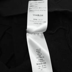 Pre Owned Dior X Raymond Pettibon Black Cotton Logo Embroidered Sweatshirt S