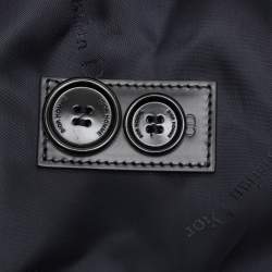 Pre Owned Dior Navy Blue Gabardine Double Breasted Belted Trench Coat L