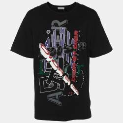 Dior White Jersey Logo Embroidered Judy Blame T-Shirt L Dior Dior White Jersey Logo Embroidered Judy Blame T-Shirt L Dior