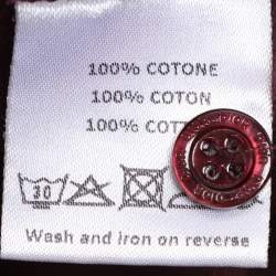 Dior Burgundy Jersey Front Pocket Polo T-Shirt XXL