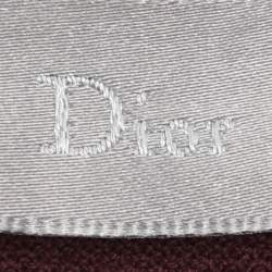 Dior Burgundy Jersey Front Pocket Polo T-Shirt XXL