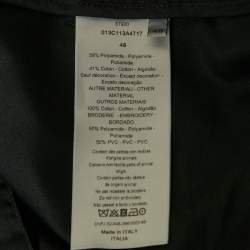 Dior Homme Black Synthetic Cargo Pants M