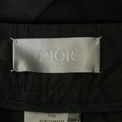 Dior Homme Black Synthetic Cargo Pants M