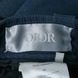 Dior Homme Navy Blue Synthetic Blend Cargo Shorts M