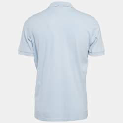 Dior Homme Blue Cotton CD ICon Polo T-Shirt L