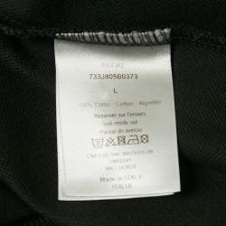 Dior Homme Black Bee Embroidered Cotton T-Shirt L