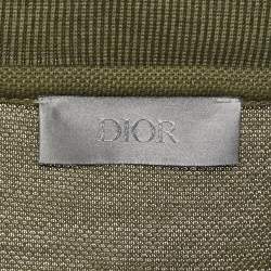 Dior Homme Green Logo Embroider Cotton Polo T-shirt XXXL