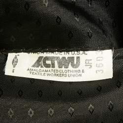 Pre Owned Christian Dior Monsieur Vintage Black Wool Tuxedo Blazer L