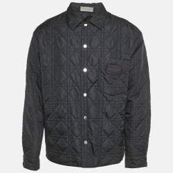 Dior Homme Navy Blue Oblique Monogram Silk Short Sleeve