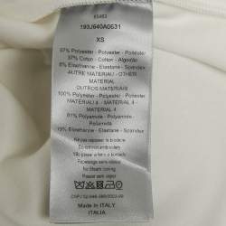 Pre Owned Dior Homme Grey /White Oblique Hooded Anorak Jacket XS