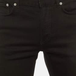Pre Owned Dior Homme Black Denim Slim Fit Jeans S/Waist 33"