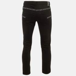 Pre Owned Dior Homme Black Denim Slim Fit Jeans S/Waist 33"