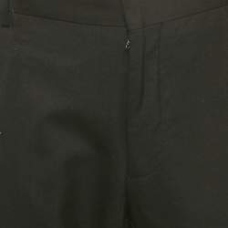 Pre Owned Dior Homme Black Wool Pants XL