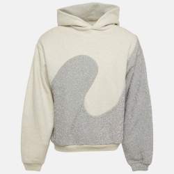 Pre Owned سويت شيرت ديور هوم X ERL جيرسي رمادي بخوذة مقاس صغير