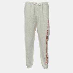 Pre Owned Dior F/W 2023 x Denim Tears Logo Patch Track Pants L