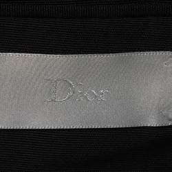 Pre Owned Dior Homme Black Striped Wool Single-Breasted Blazer XXL