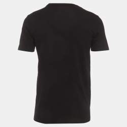 Pre Owned Dior Homme Black Jerseys Short Sleeve T-Shirt XS