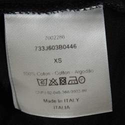 Pre Owned Dior Homme Black Jerseys Short Sleeve T-Shirt XS