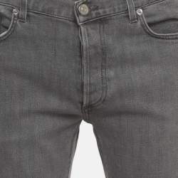 Pre Owned Dior Homme Grey Denim Slim Fit Jeans M/Waist 34" 